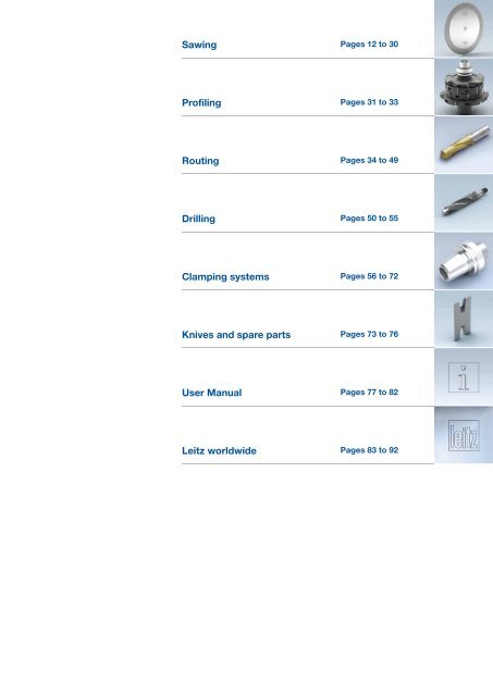 The Leitz full range of products - Leitz Tooling Systems Inc.