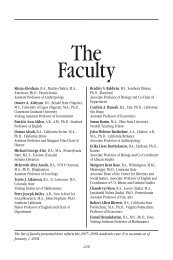 the faculty - St. Lawrence University