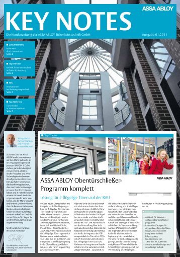 key notes - Assa Abloy