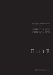 PRO-70X5FD PRO-60X5FD - Elite