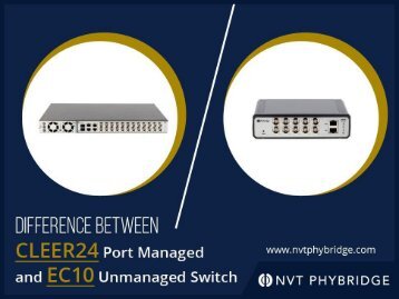 CLEER24 Port Managed vs. EC10 Unmanaged Switch – Differences!