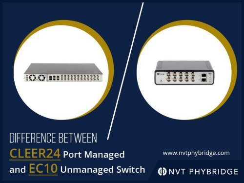 CLEER24 Port Managed vs. EC10 Unmanaged Switch – Differences!