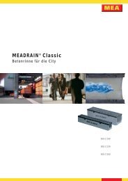 MEADRAIN Classic BGU-Z