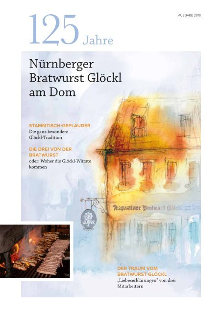 125 Jahre Nürnberger Bratwurst Glöckl am Dom zu München