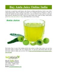 Buy Amla Juice Online in India