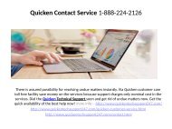 Online Quicken Support Setup 1-888-224-2126