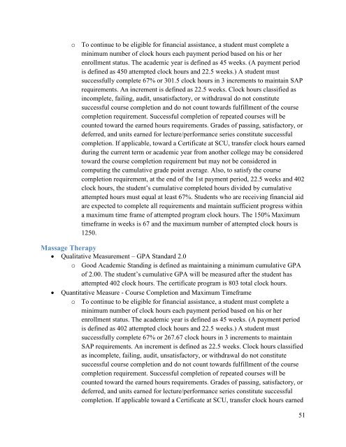 Southern California University of Health Sciences - Consumer Information Guide