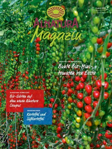 Alnatura Magazin August 2018