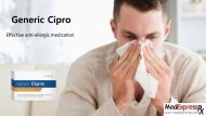 Generic Cipro- Anti Allergic Medicine
