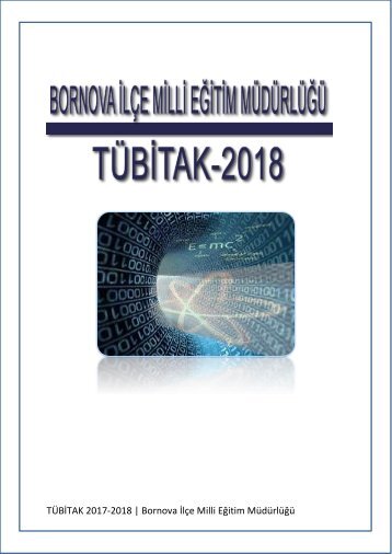 2018 TUBİTAK 4006  BORNOVA