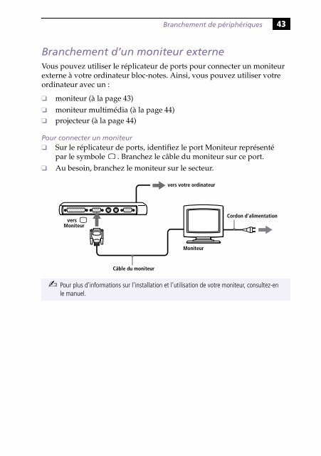 Sony PCG-505G - PCG-505G Istruzioni per l'uso Francese