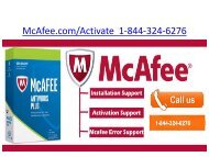 McAfee LifeSafe  | 1-844-324-6276 | Mcafee.comActivate