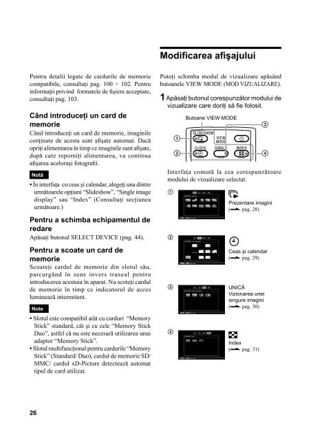 Sony DPP-F800 - DPP-F800 Consignes d&rsquo;utilisation Roumain