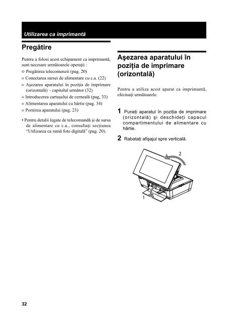 Sony DPP-F800 - DPP-F800 Consignes d&rsquo;utilisation Roumain