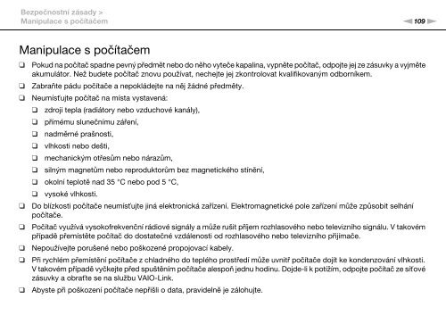 Sony VPCEC4L1E - VPCEC4L1E Mode d'emploi Tch&egrave;que