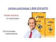 Norton My Account | 1 844-324-6276 | Norton Security
