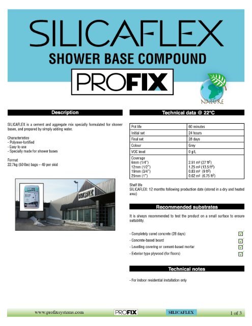 Technical Data Sheet - pdf - Profix