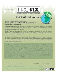 Crédit QEIc3.2 option 3 - Profix