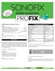 Technical Data Sheet - pdf - Profix