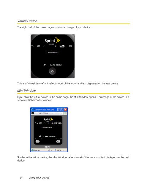 Overdrive Pro 3G/4G Mobile Hotspot user guide - Sprint