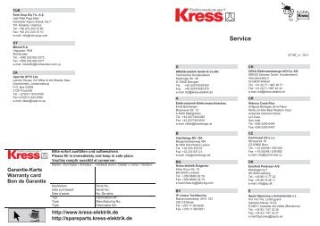 Service - Kress