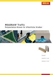 MEADRAIN® Traffic