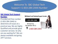 How To Recover Your Account 1-(833)-284-2444 SBCGlobal Tech Support Number 