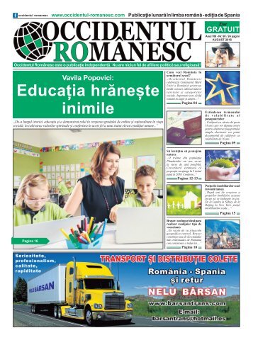 Occidentul romanesc nr 90 august 2018