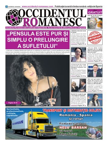 Occidentul romanesc nr 86 aprilie 2018 d