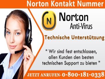 Wie helfen Ihnen die technischen Spezialisten von Norton Kontakt Nummer 0-800-181-0338?