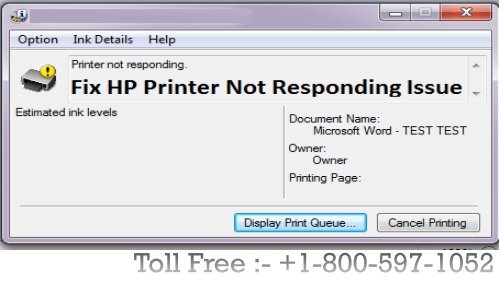 Fix HP Printer Not Responding Issue
