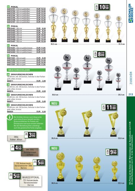 TT-Zentrum Blaschek Gesamtkatalog 2018-19