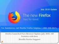 1 Aug Firefox New Update July 2018