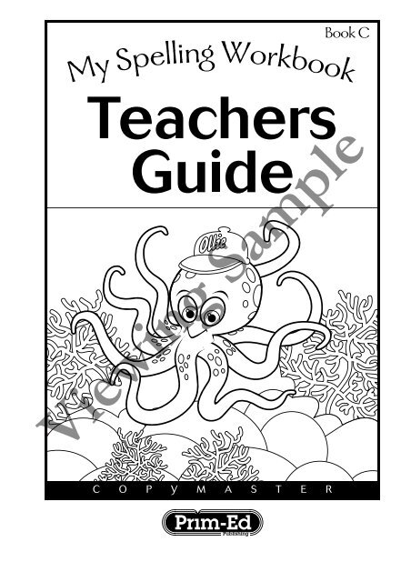 PR-1123UK Original Spelling Workbook Teachers Guide - Book C