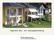 Allgemeine Bau- und Leistungsbeschreibung - Fuchs+Partner GmbH