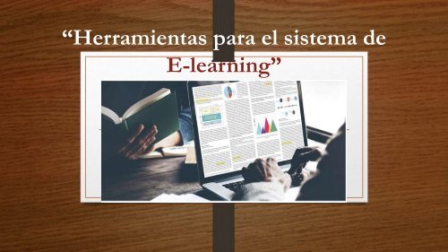 herramientas del sistema de e-learning