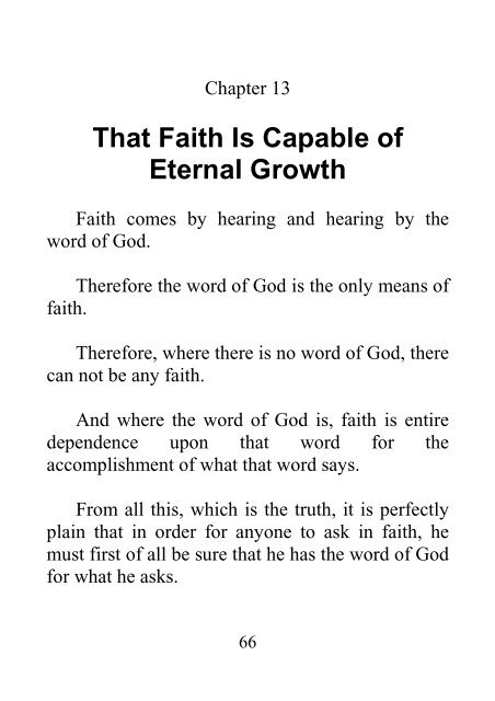 The Science of Cultivating Faith - Alonzo T. Jones