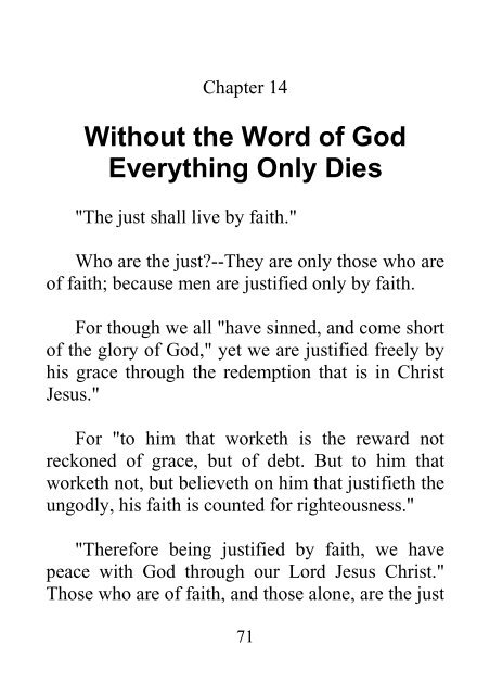 The Science of Cultivating Faith - Alonzo T. Jones