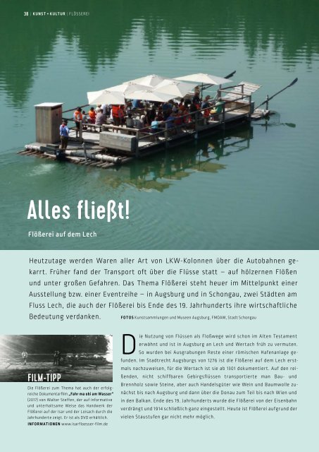 SchlossMagazin Bayerisch-Schwaben August 2018