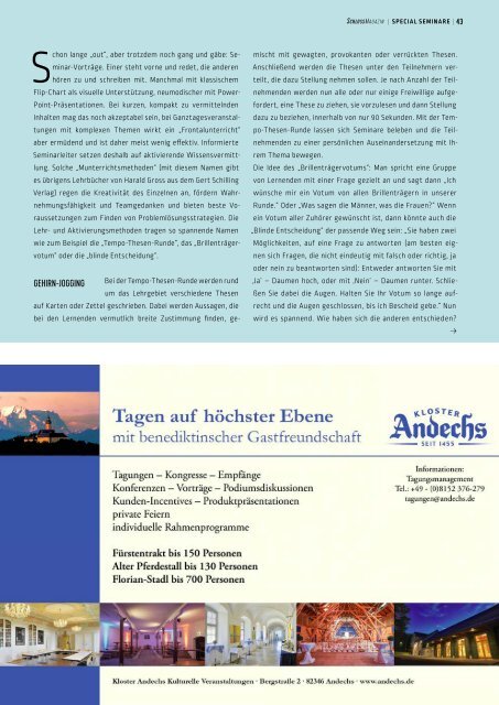 SchlossMagazin Bayerisch-Schwaben August 2018