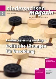 Niedersachsen Magazin Mai 2018