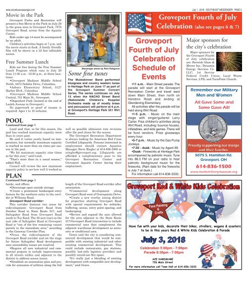 Southeast Messenger - July 1st, 2018