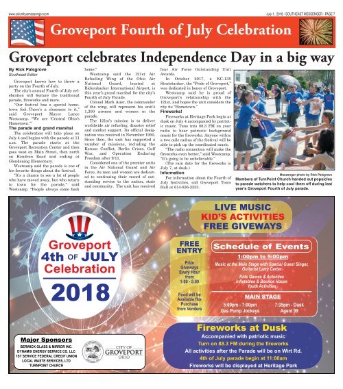 Southeast Messenger - July 1st, 2018