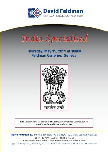 India Specialised - David Feldman