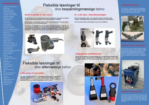 Fleksible løsninger til - Ep tools