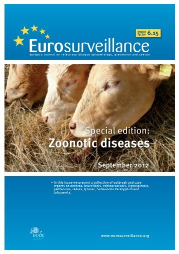 Zoonotic diseases September 2012 - Eurosurveillance