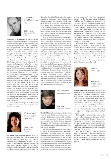 Journal 4 - Hamburgische Staatsoper