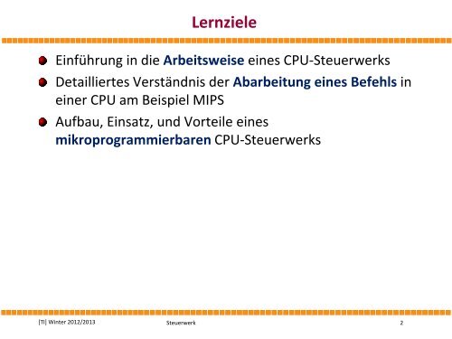 Direkte Implementierung - Computer and Communication Systems ...
