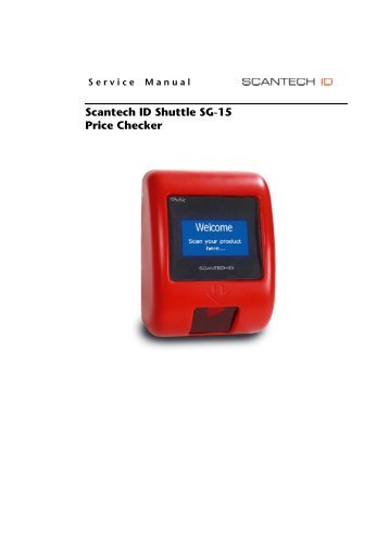 Scantech ID Shuttle SG-15 Price Checker