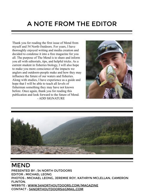 Mend : Fly Fishing Magazine [Summer 2018]